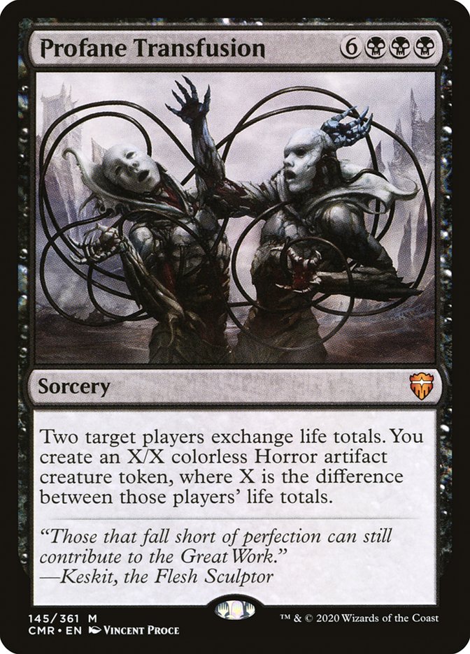 Profane Transfusion [Commander Legends] | Gear Gaming Bentonville