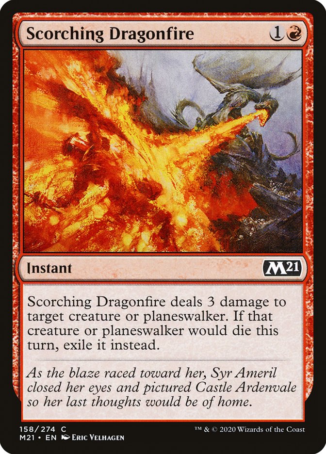 Scorching Dragonfire [Core Set 2021] | Gear Gaming Bentonville