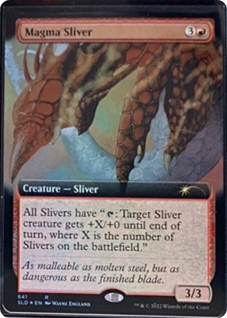 Magma Sliver (Extended Art) [Secret Lair Drop Series] | Gear Gaming Bentonville