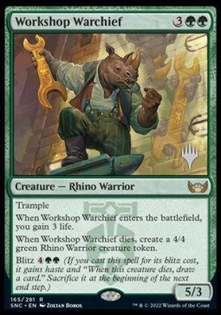 Workshop Warchief (Promo Pack) [Streets of New Capenna Promos] | Gear Gaming Bentonville