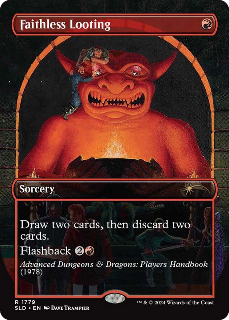 Faithless Looting (Rainbow Foil) [Secret Lair Drop Series] | Gear Gaming Bentonville