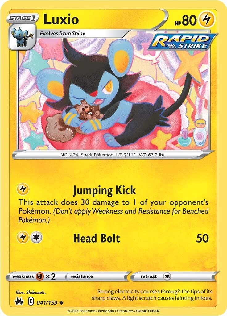 Luxio (041/159) (41) [Sword & Shield: Crown Zenith] | Gear Gaming Bentonville