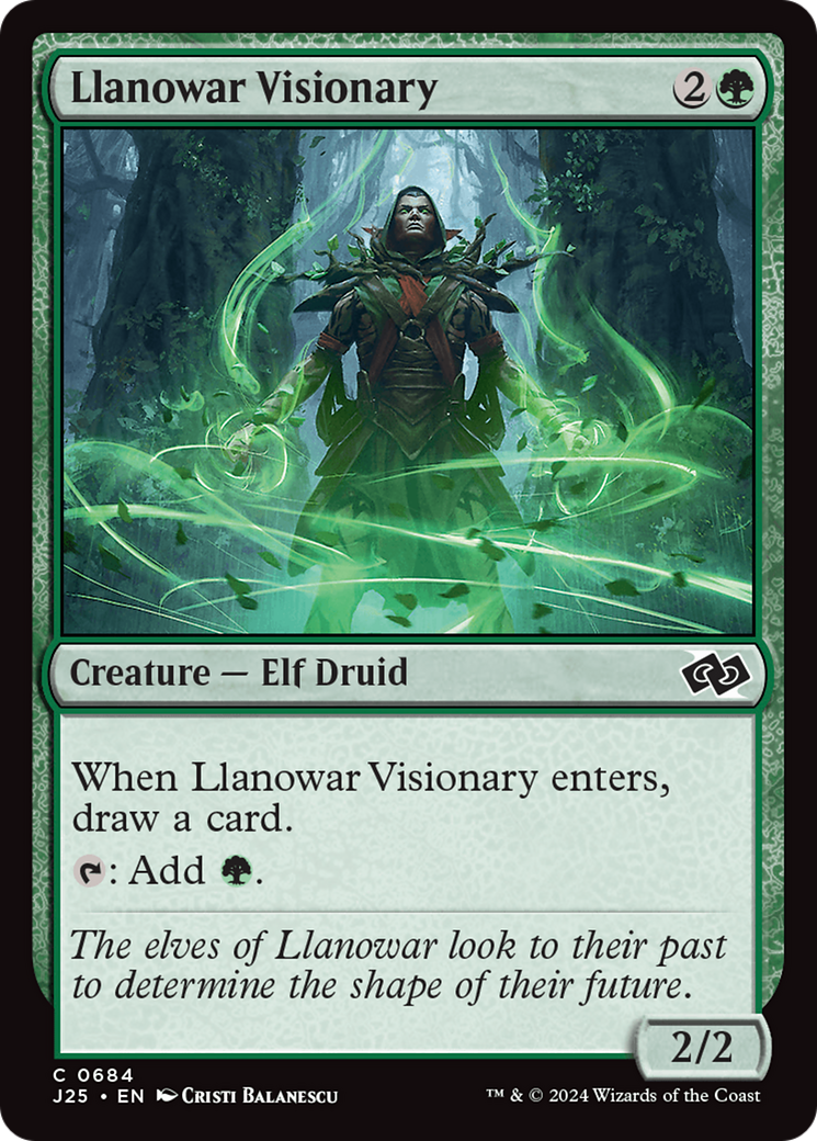 Llanowar Visionary [Foundations Jumpstart] | Gear Gaming Bentonville