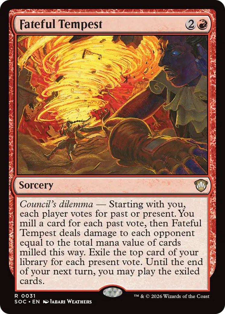 Fateful Tempest [Secrets of Strixhaven Commander] | Gear Gaming Bentonville