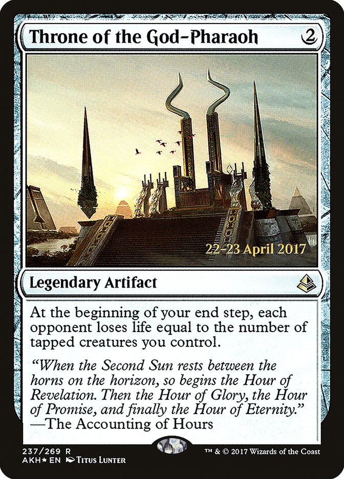 Throne of the God-Pharaoh [Amonkhet Prerelease Promos] | Gear Gaming Bentonville