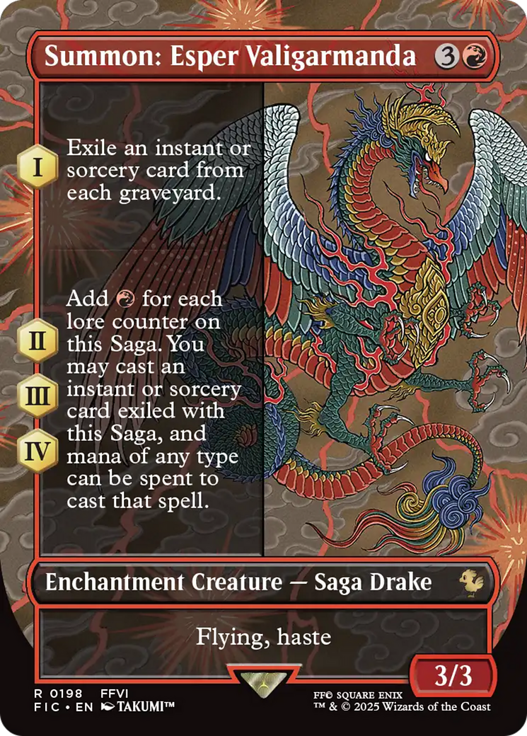 Summon: Esper Valigarmanda (Borderless) [FINAL FANTASY Commander] | Gear Gaming Bentonville