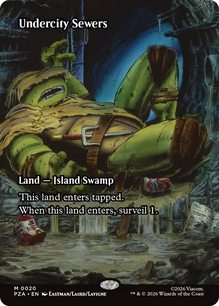 Undercity Sewers (Borderless) [Teenage Mutant Ninja Turtles Eternal-Legal] | Gear Gaming Bentonville