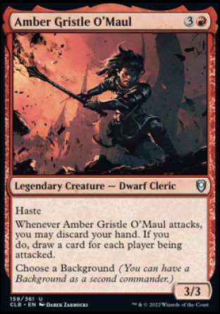 Amber Gristle O'Maul [Commander Legends: Battle for Baldur's Gate] | Gear Gaming Bentonville