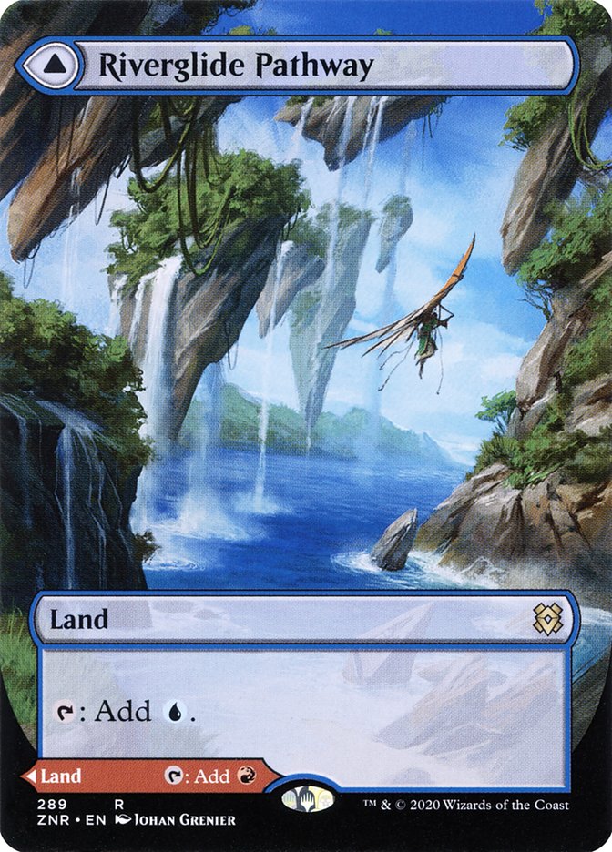 Riverglide Pathway // Lavaglide Pathway (Borderless Alternate Art) [Zendikar Rising] | Gear Gaming Bentonville