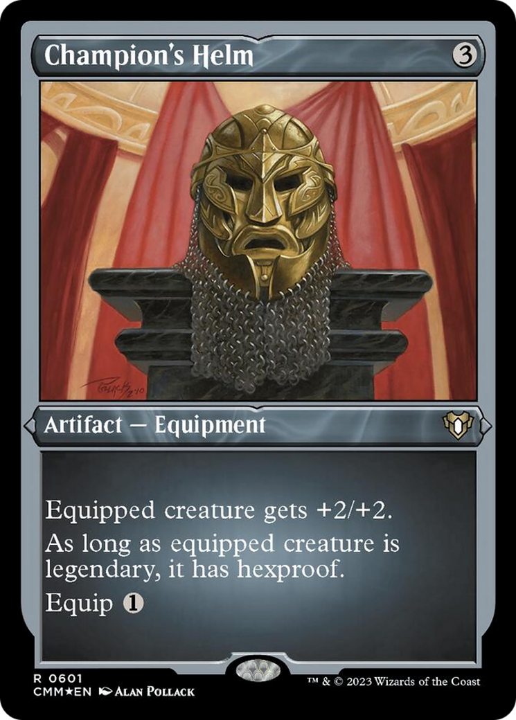 Champion's Helm (Foil Etched) [Commander Masters] | Gear Gaming Bentonville