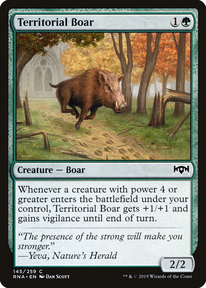 Territorial Boar [Ravnica Allegiance] | Gear Gaming Bentonville