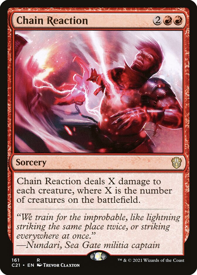 Chain Reaction [Commander 2021] | Gear Gaming Bentonville