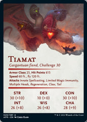 Tiamat Art Card [Dungeons & Dragons: Adventures in the Forgotten Realms Art Series] | Gear Gaming Bentonville