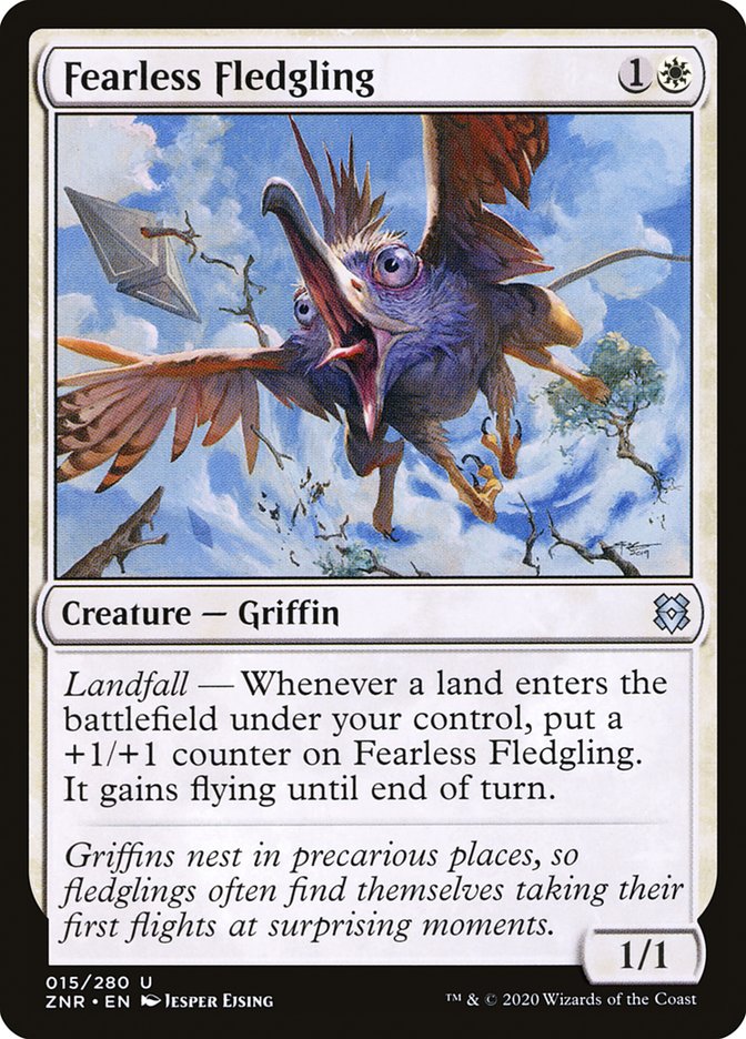 Fearless Fledgling [Zendikar Rising] | Gear Gaming Bentonville