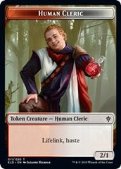 Human Cleric // Food (15) Double-Sided Token [Throne of Eldraine Tokens] | Gear Gaming Bentonville