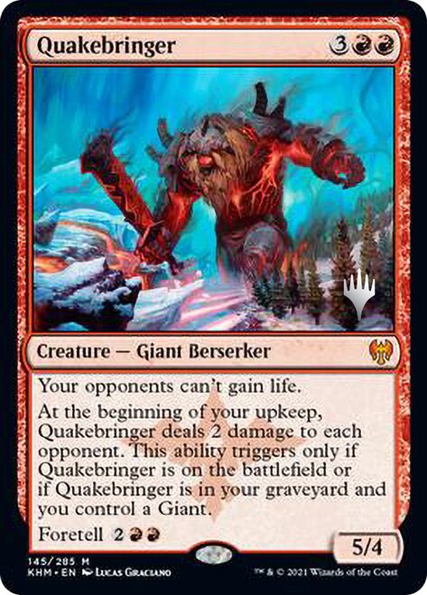 Quakebringer (Promo Pack) [Kaldheim Promos] | Gear Gaming Bentonville