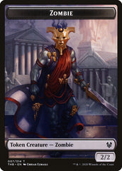 Human Soldier // Zombie Double-Sided Token [Theros Beyond Death Tokens] | Gear Gaming Bentonville