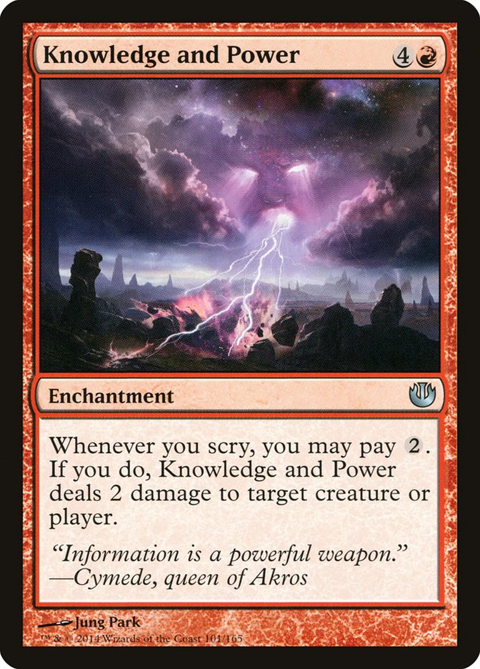 Knowledge and Power [Journey into Nyx] | Gear Gaming Bentonville