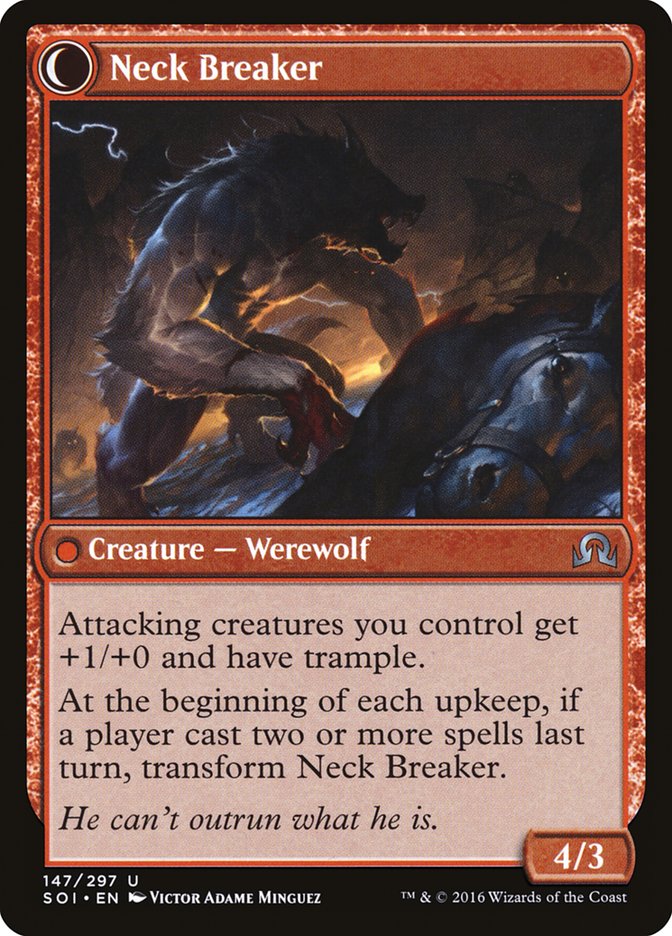 Breakneck Rider // Neck Breaker [Shadows over Innistrad] | Gear Gaming Bentonville