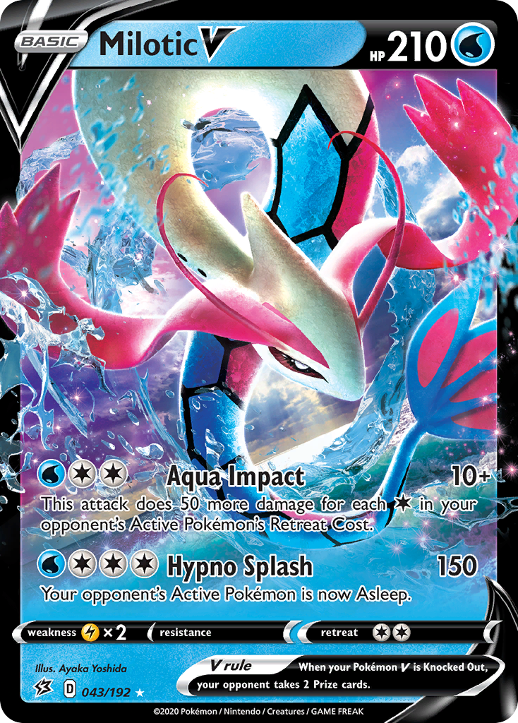 Milotic V (043/192) [Sword & Shield: Rebel Clash] | Gear Gaming Bentonville