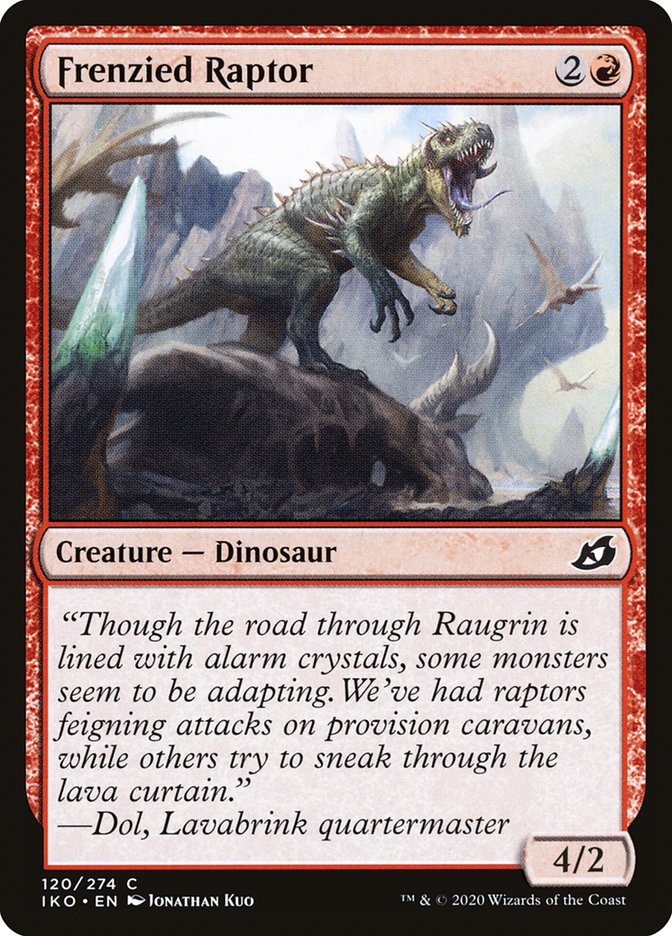 Frenzied Raptor [Ikoria: Lair of Behemoths] | Gear Gaming Bentonville