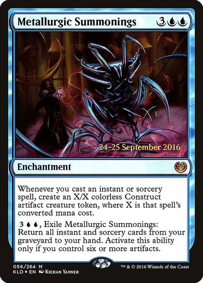 Metallurgic Summonings [Kaladesh Prerelease Promos] | Gear Gaming Bentonville
