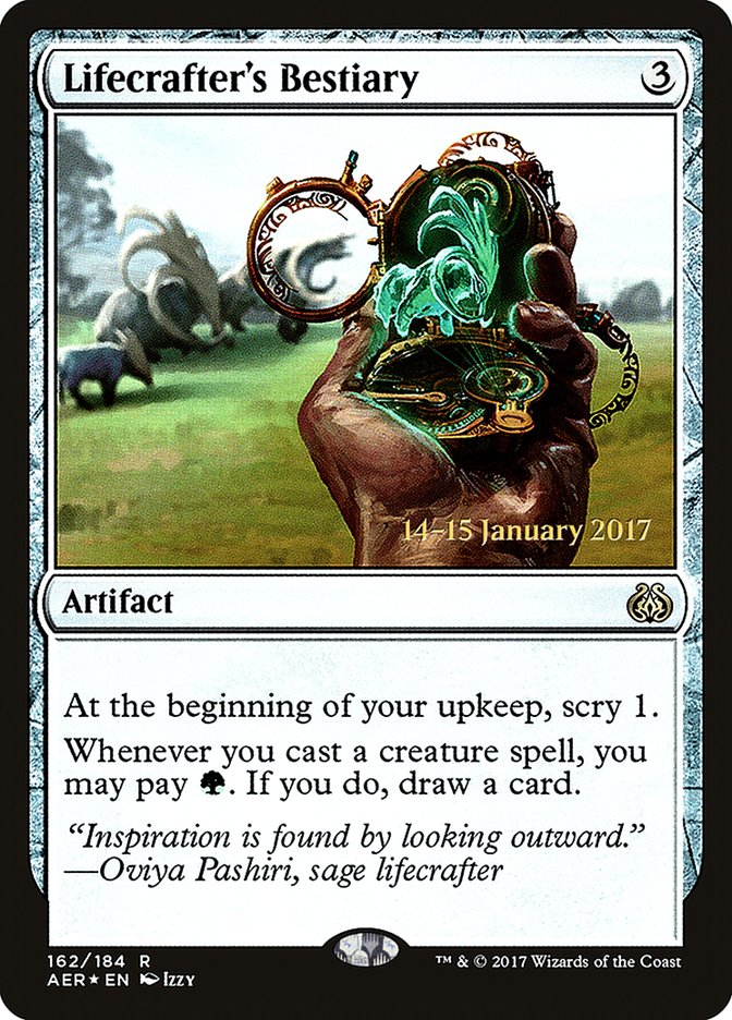 Lifecrafter's Bestiary [Aether Revolt Prerelease Promos] | Gear Gaming Bentonville