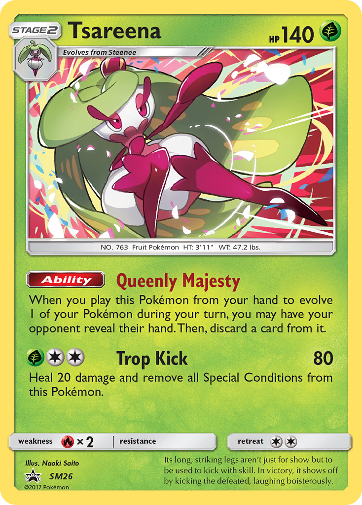 Tsareena (SM26) [Sun & Moon: Black Star Promos] | Gear Gaming Bentonville
