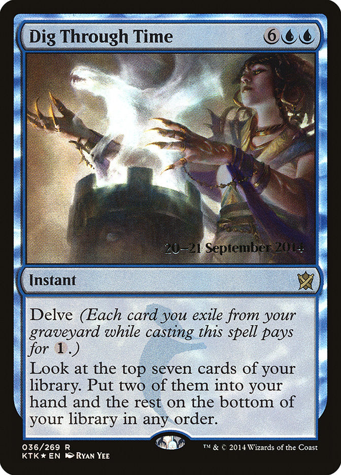 Dig Through Time [Khans of Tarkir Prerelease Promos] | Gear Gaming Bentonville