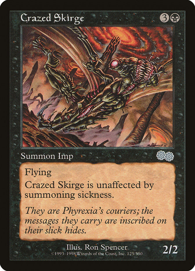 Crazed Skirge [Urza's Saga] | Gear Gaming Bentonville
