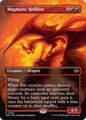 Magmatic Hellkite (Borderless) [Tarkir: Dragonstorm] | Gear Gaming Bentonville