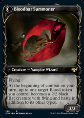 Voldaren Bloodcaster // Bloodbat Summoner (Showcase Fang Frame) [Innistrad: Crimson Vow] | Gear Gaming Bentonville