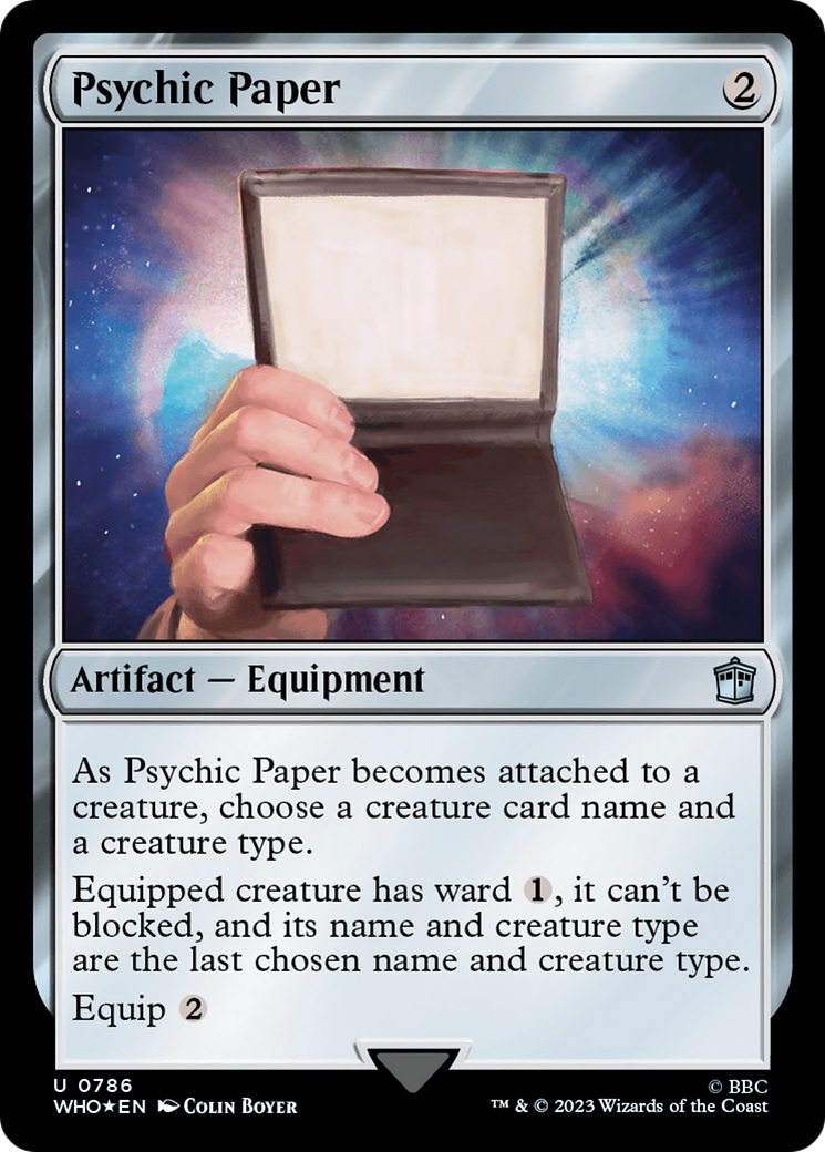 Psychic Paper (Surge Foil) [Doctor Who] | Gear Gaming Bentonville