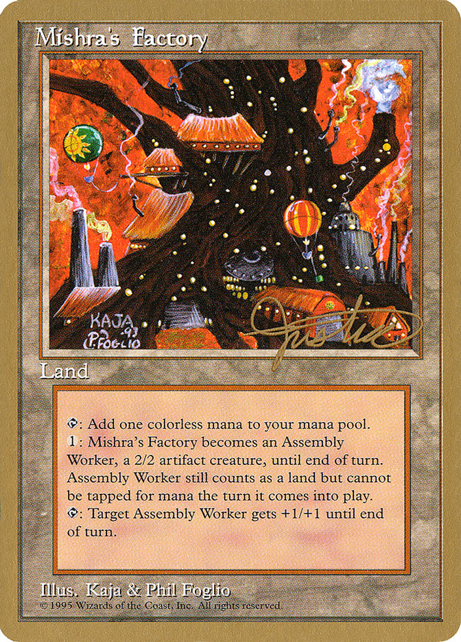 Mishra's Factory (Mark Justice) [Pro Tour Collector Set] | Gear Gaming Bentonville