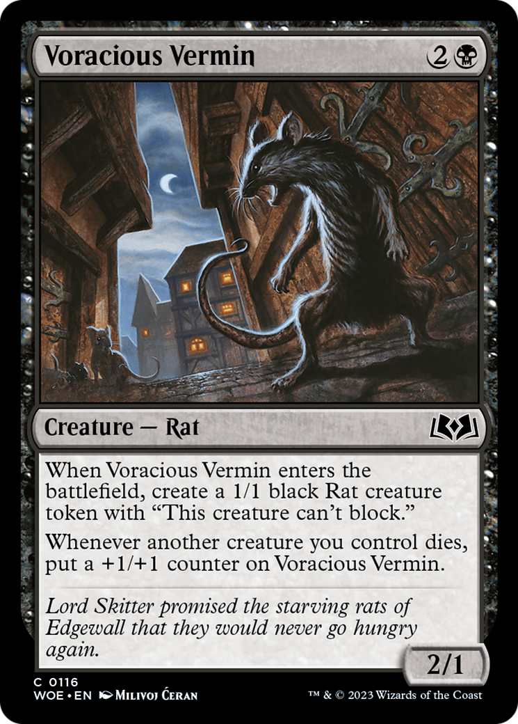 Voracious Vermin [Wilds of Eldraine] | Gear Gaming Bentonville