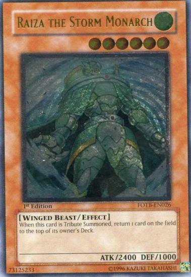 Raiza the Storm Monarch [FOTB-EN026] Ultimate Rare | Gear Gaming Bentonville