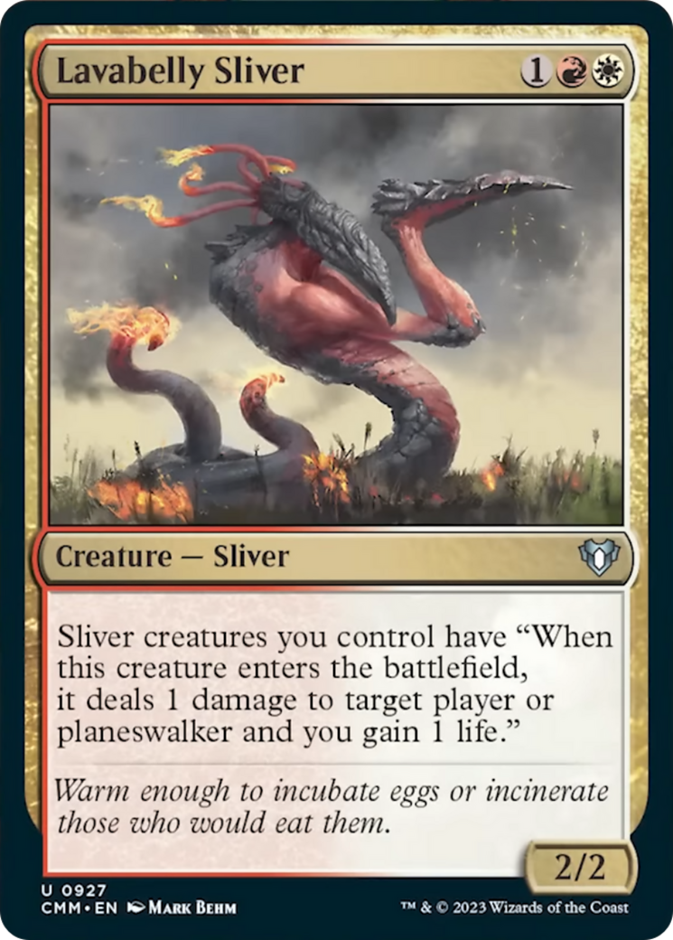 Lavabelly Sliver [Commander Masters] | Gear Gaming Bentonville