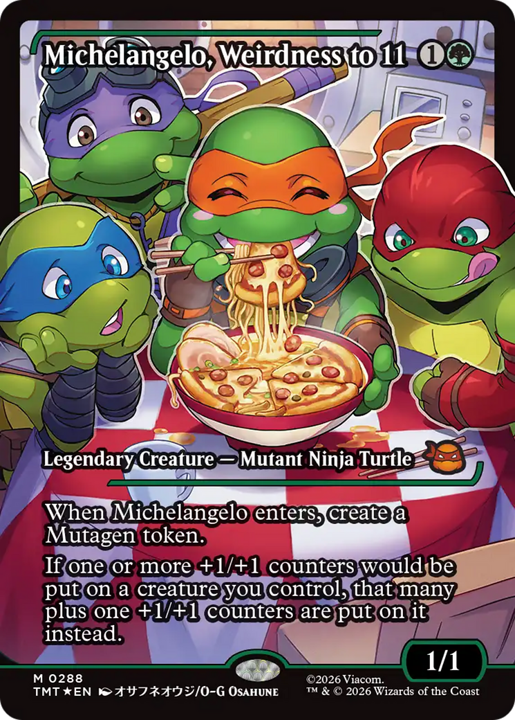 Michelangelo, Weirdness to 11 (Showcase) [Teenage Mutant Ninja Turtles] | Gear Gaming Bentonville