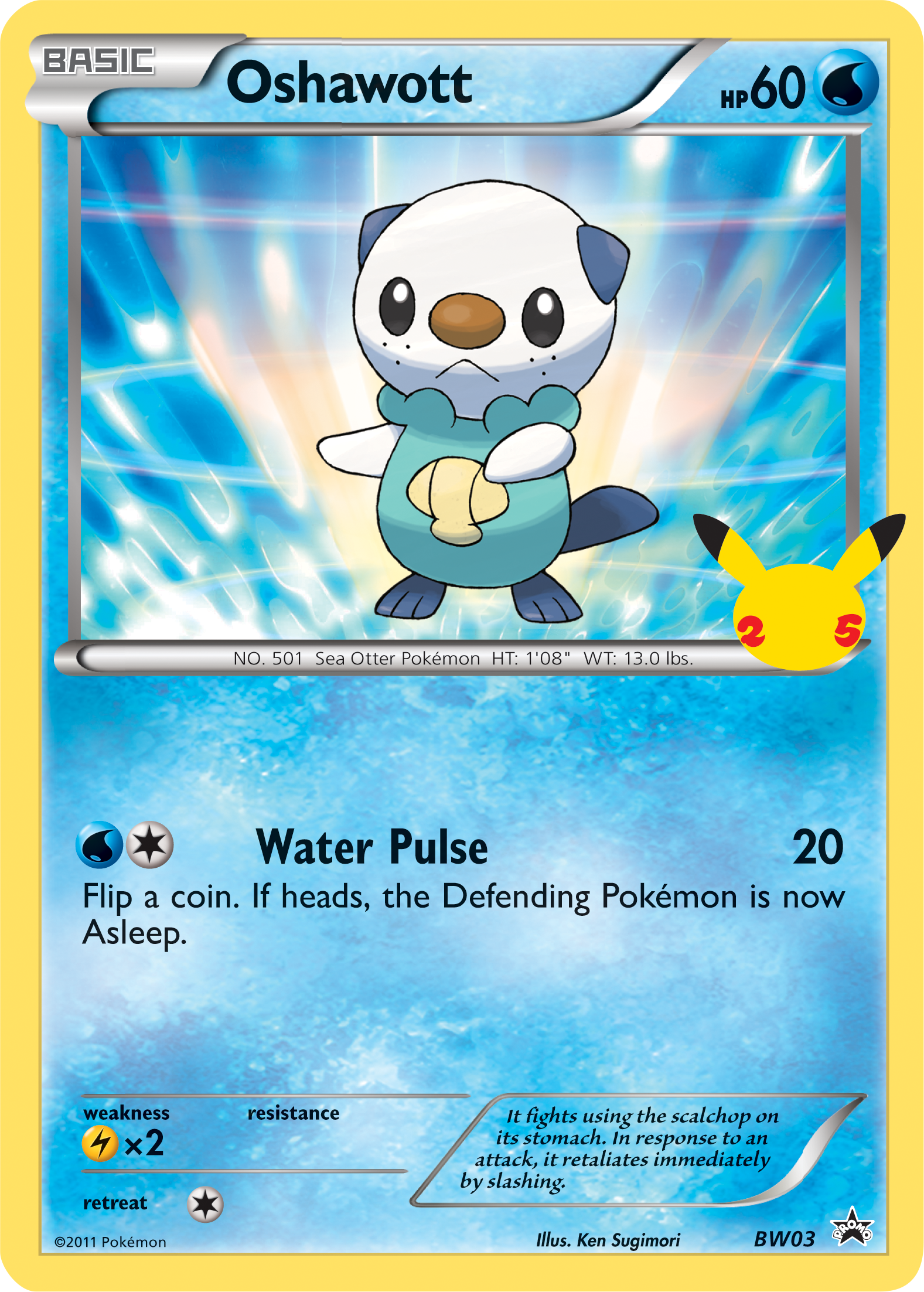 Oshawott (BW03) (Jumbo Card) [First Partner Pack] | Gear Gaming Bentonville