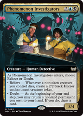 Phenomenon Investigators (Extended Art) [Duskmourn: House of Horror Commander] | Gear Gaming Bentonville