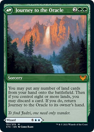Jadzi, Oracle of Arcavios // Journey to the Oracle [Strixhaven: School of Mages Prerelease Promos] | Gear Gaming Bentonville