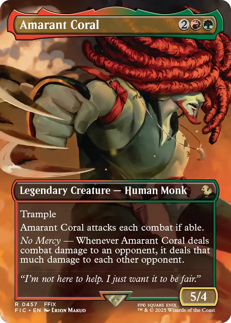 Amarant Coral (Borderless) [FINAL FANTASY Commander] | Gear Gaming Bentonville
