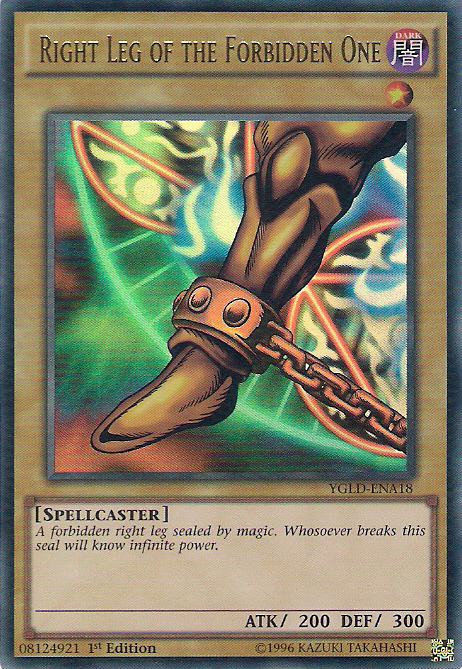 Right Leg of the Forbidden One [YGLD-ENA18] Ultra Rare | Gear Gaming Bentonville