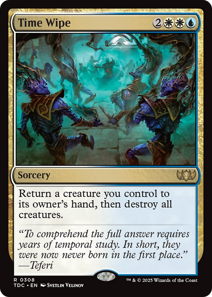 Time Wipe [Tarkir: Dragonstorm Commander] | Gear Gaming Bentonville