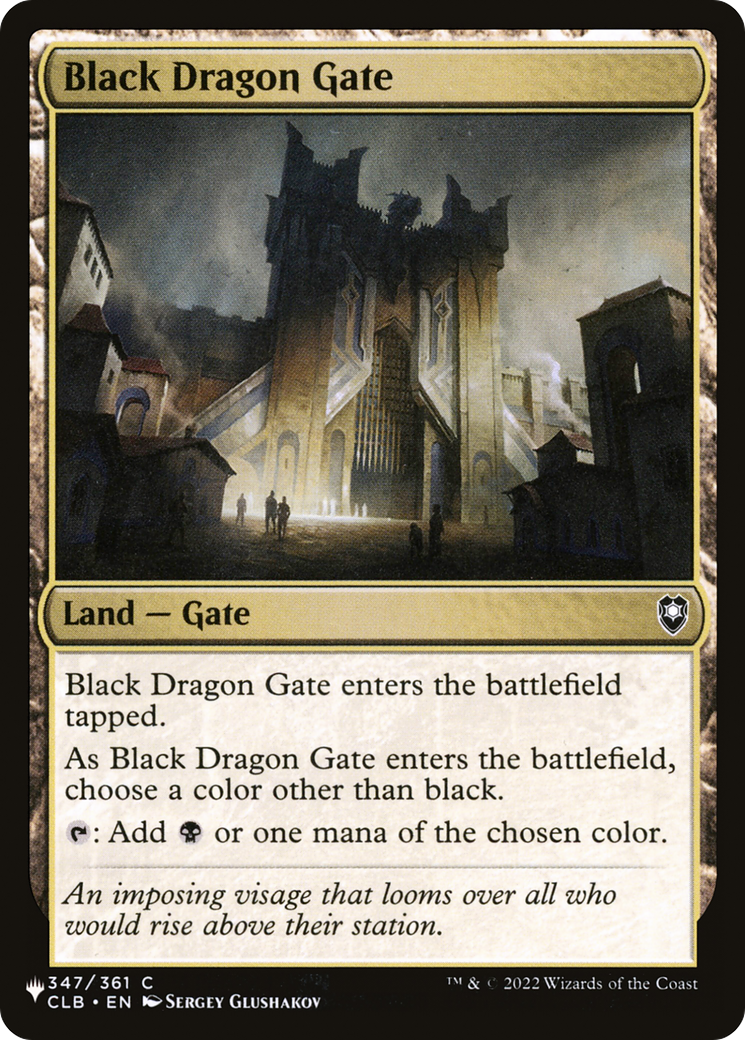 Black Dragon Gate [The List] | Gear Gaming Bentonville