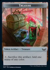 Ooze (026) // Treasure (015) Double-Sided Token [Streets of New Capenna Commander Tokens] | Gear Gaming Bentonville