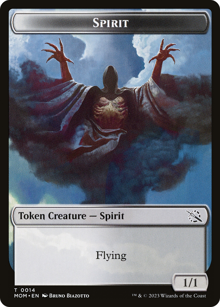 Phyrexian Myr // Spirit (14) Double-Sided Token [March of the Machine Tokens] | Gear Gaming Bentonville