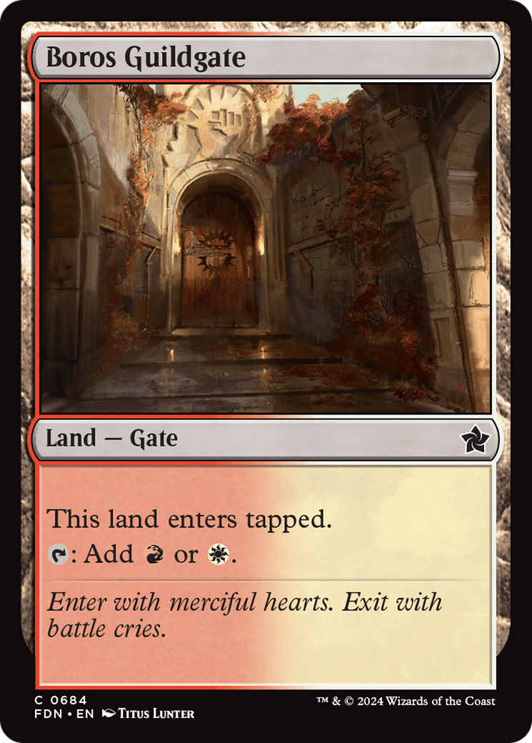 Boros Guildgate [Foundations] | Gear Gaming Bentonville