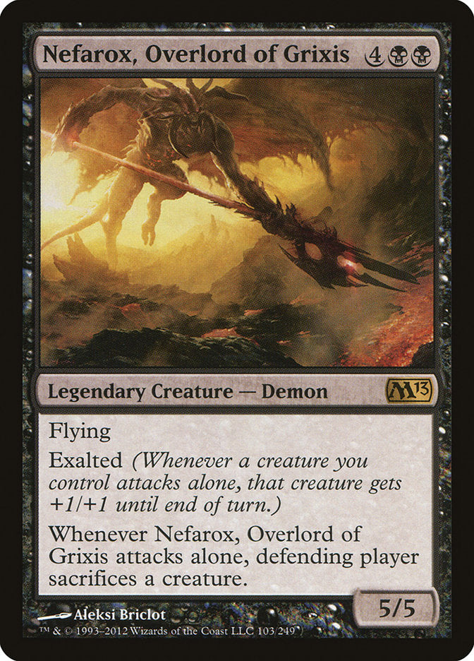 Nefarox, Overlord of Grixis [Magic 2013] | Gear Gaming Bentonville