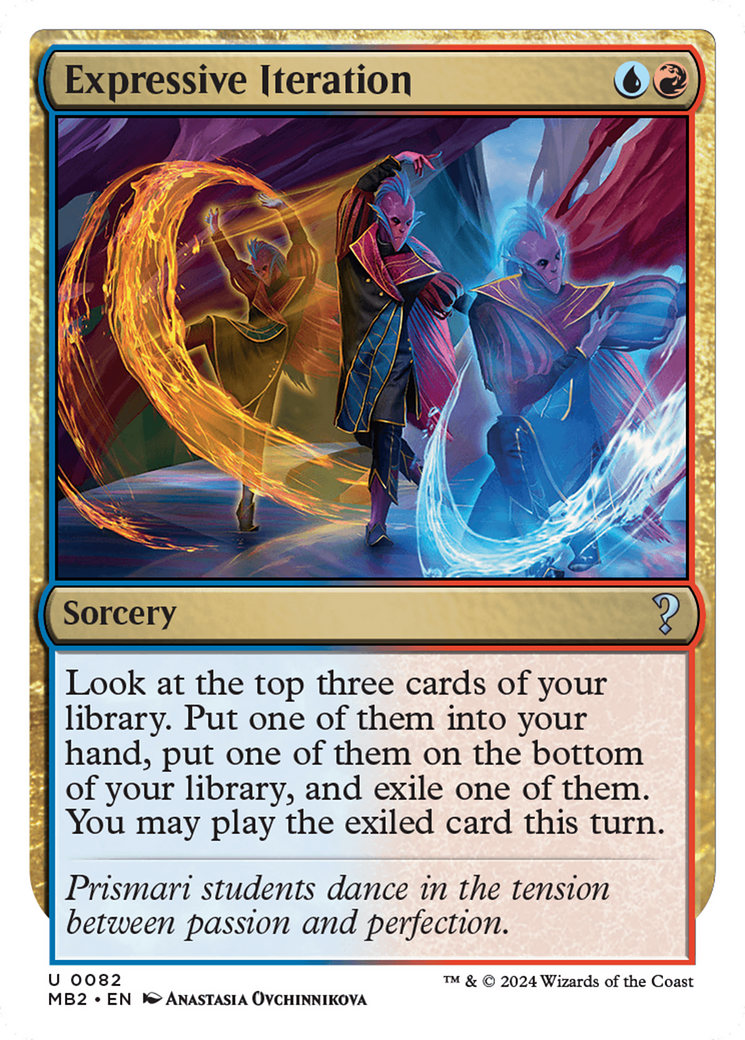 Expressive Iteration (White Border) [Mystery Booster 2] | Gear Gaming Bentonville